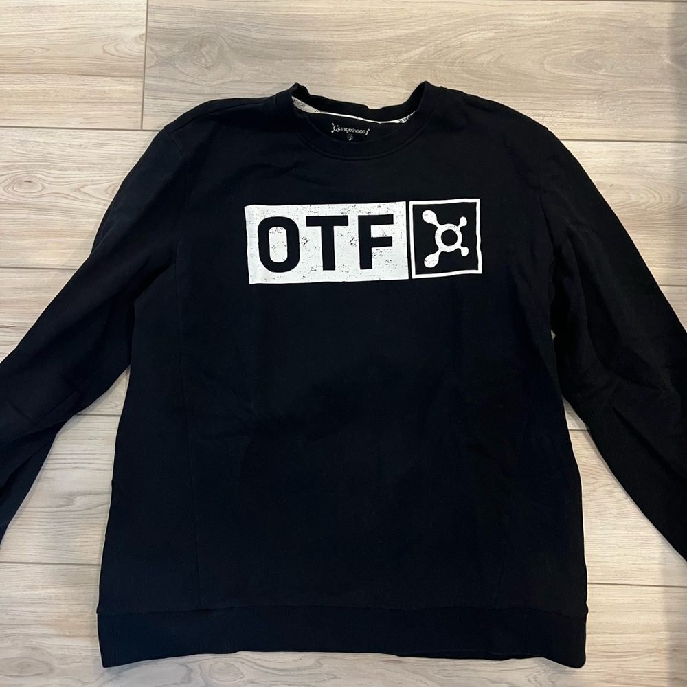 Barely worn black OTF crewneck sweatshirt